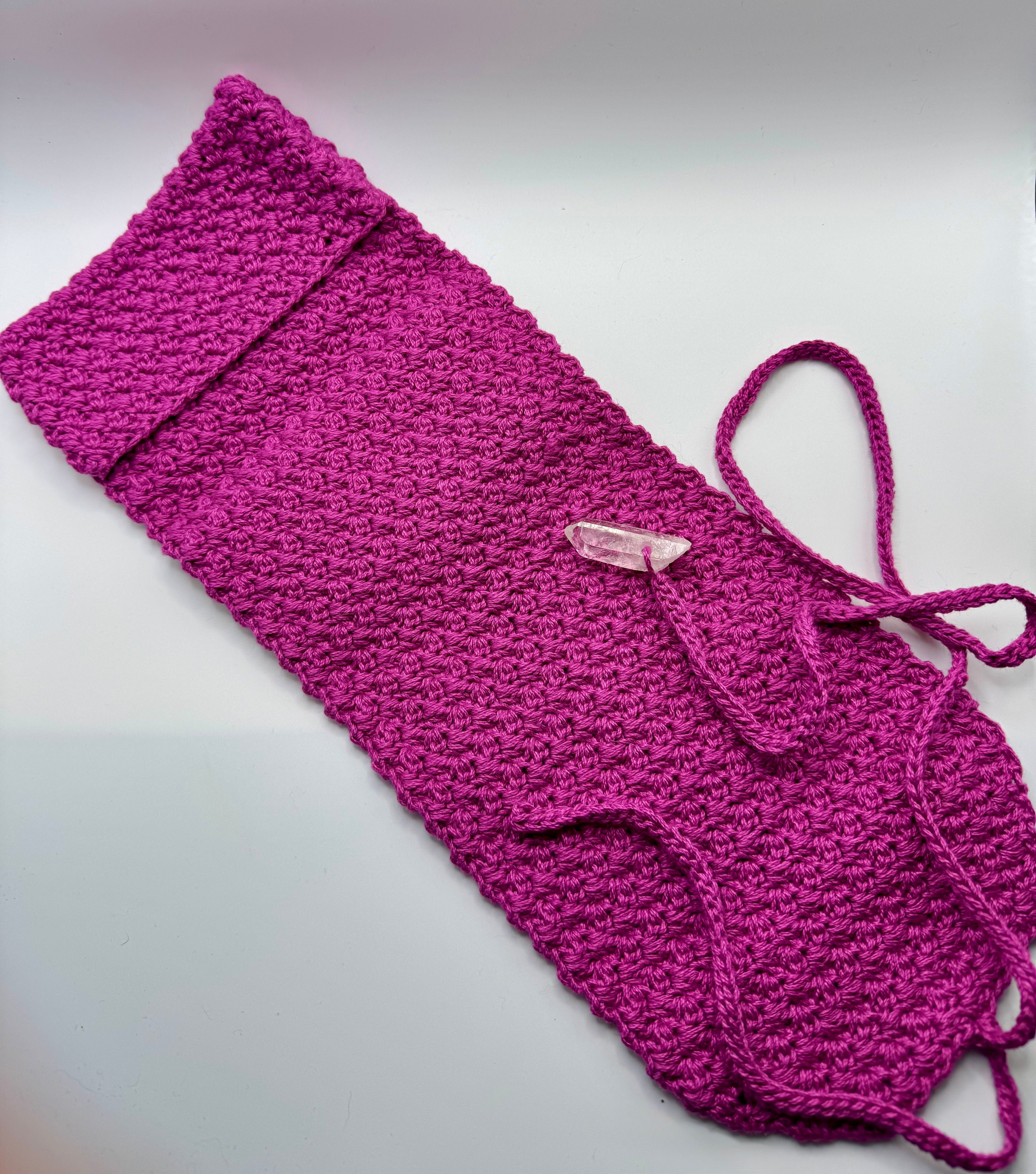 Tarot/Oracle Pouch with Crystal